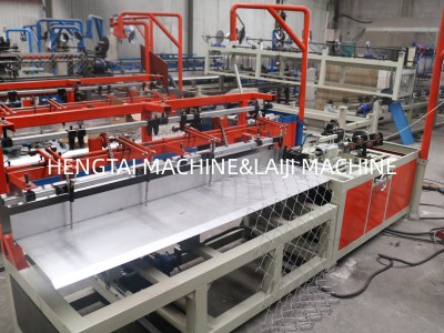 Semi-automatic chain link fence machine exported to India