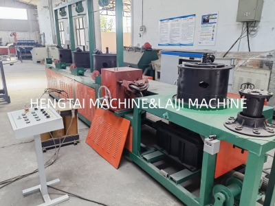 The test of the wire drawing machine with rib pressing robbed wire  device is completed,