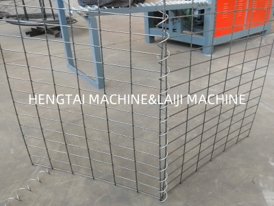 Galvanized and Galfan Welded Gabion Baskets making machine