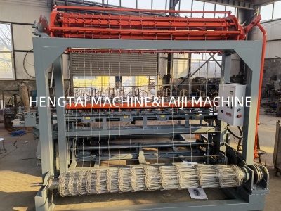 Galvanized grassland mesh machine, grassland weaving machine, novel structure, strong and precise