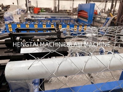 Factory best price automatic wire mesh weaving fencing making chain link fence machine