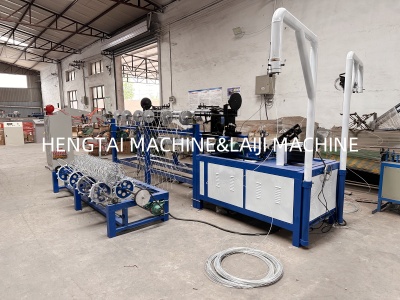 Double Spiral Automatic Chain LinkFence Machine China Automatic Chain Link Fence Machine