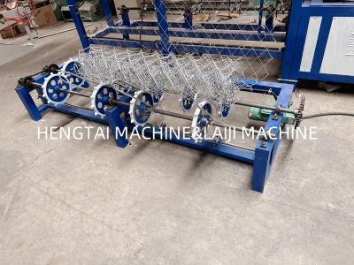 Double wire double mold high-speed chain link fence machine for Saudi Arabia