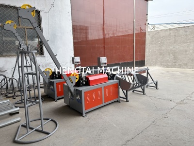 دستگاه صاف کردن و برش سیم: برای تولید میلگردهای فولادی صاف.