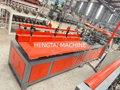 التلقائي بالكامل شبكة سلكية منحرفة الشكل سلسلة ربط شبكة سياج ماكينة معدات تصنيع الس